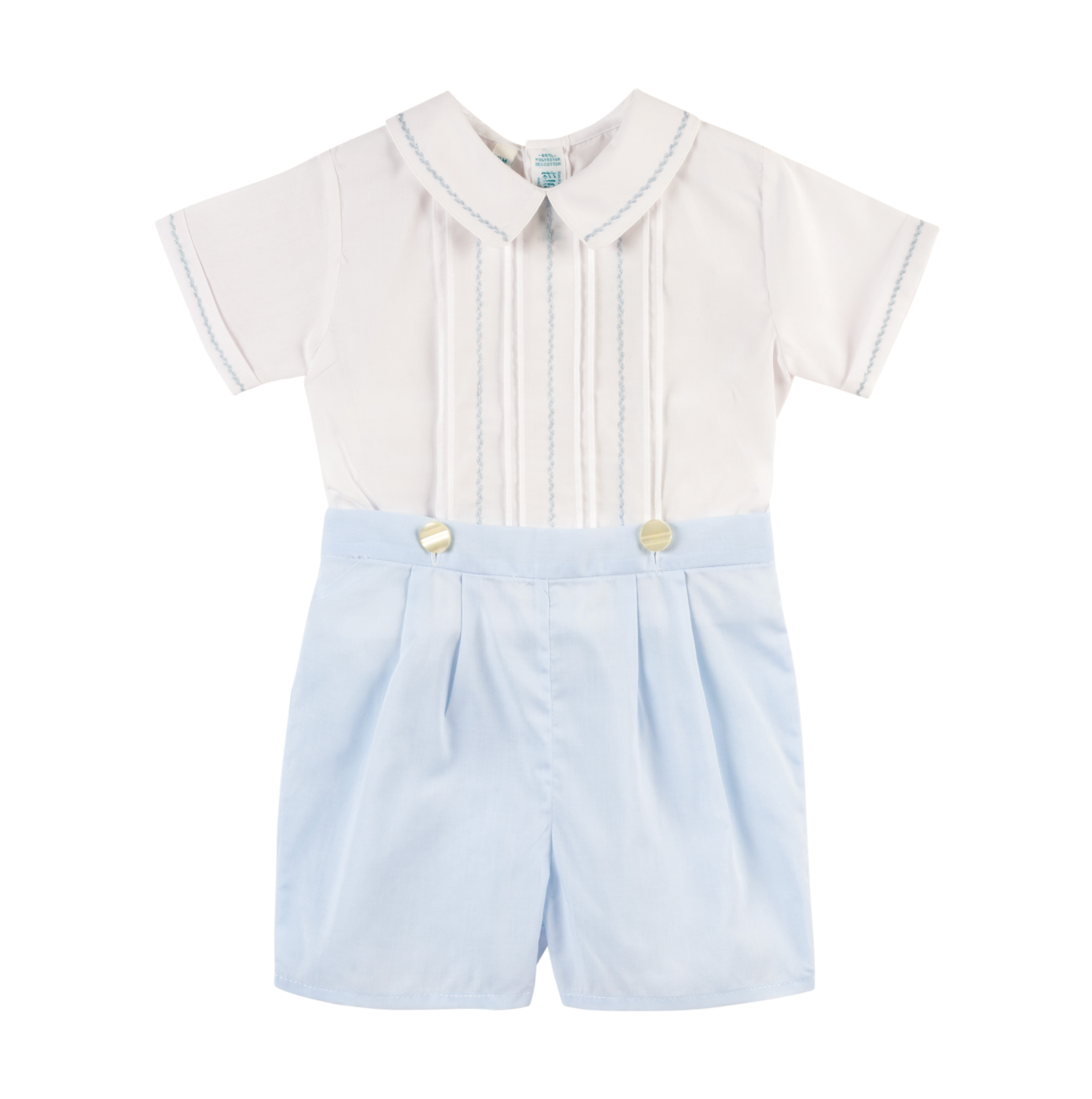 Boys Feather Stitched Bobby Suit
