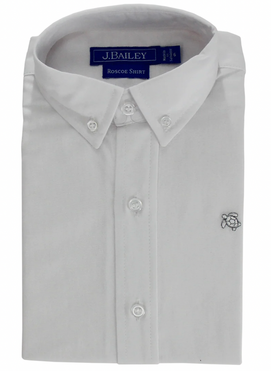 Roscoe Button Down - White
