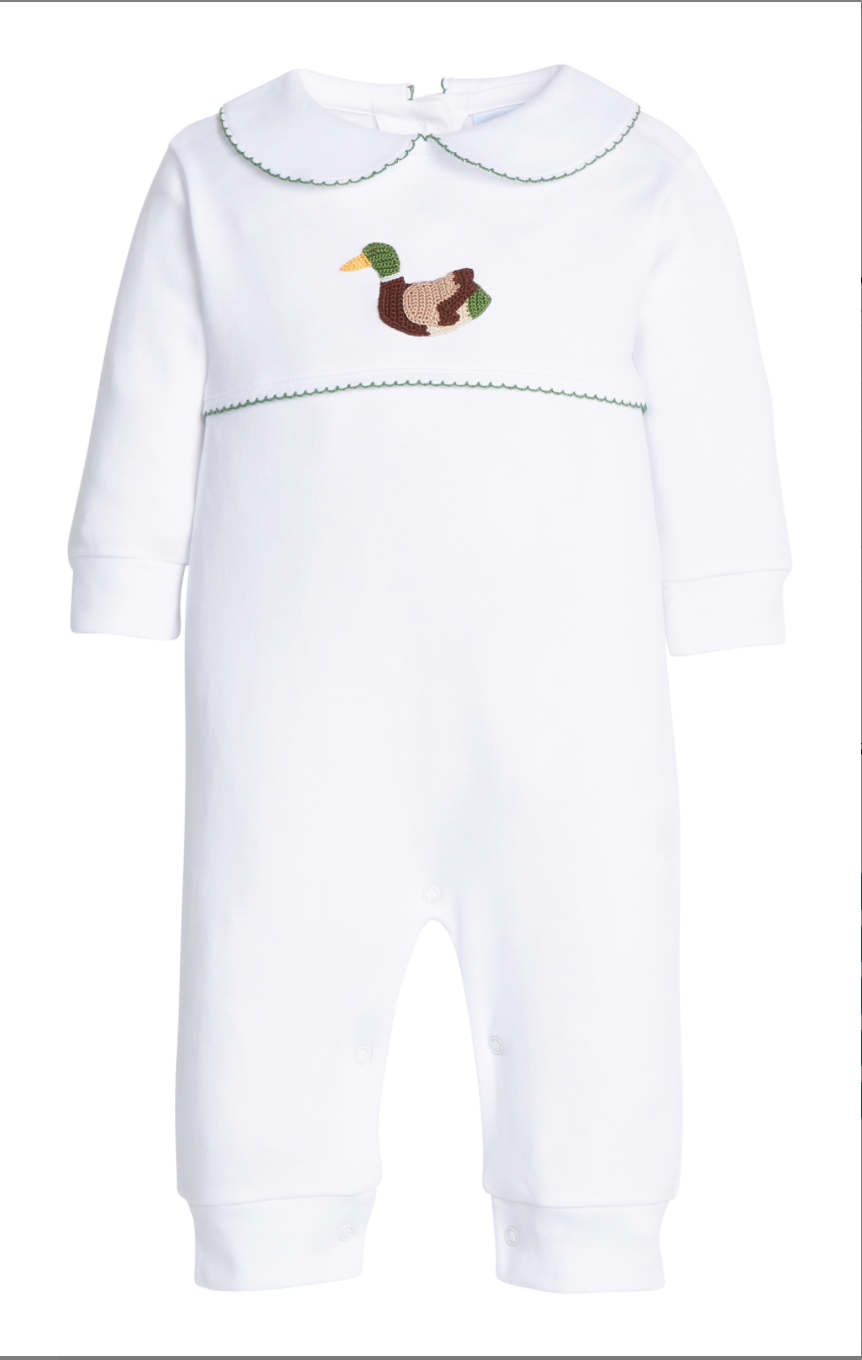 Crochet Playsuit - Mallard