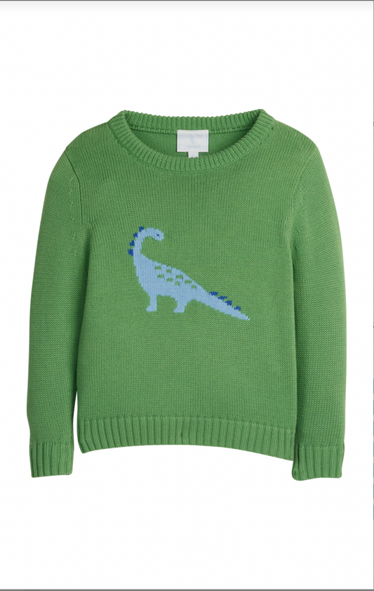 Intarsia Sweater - Dinosaur