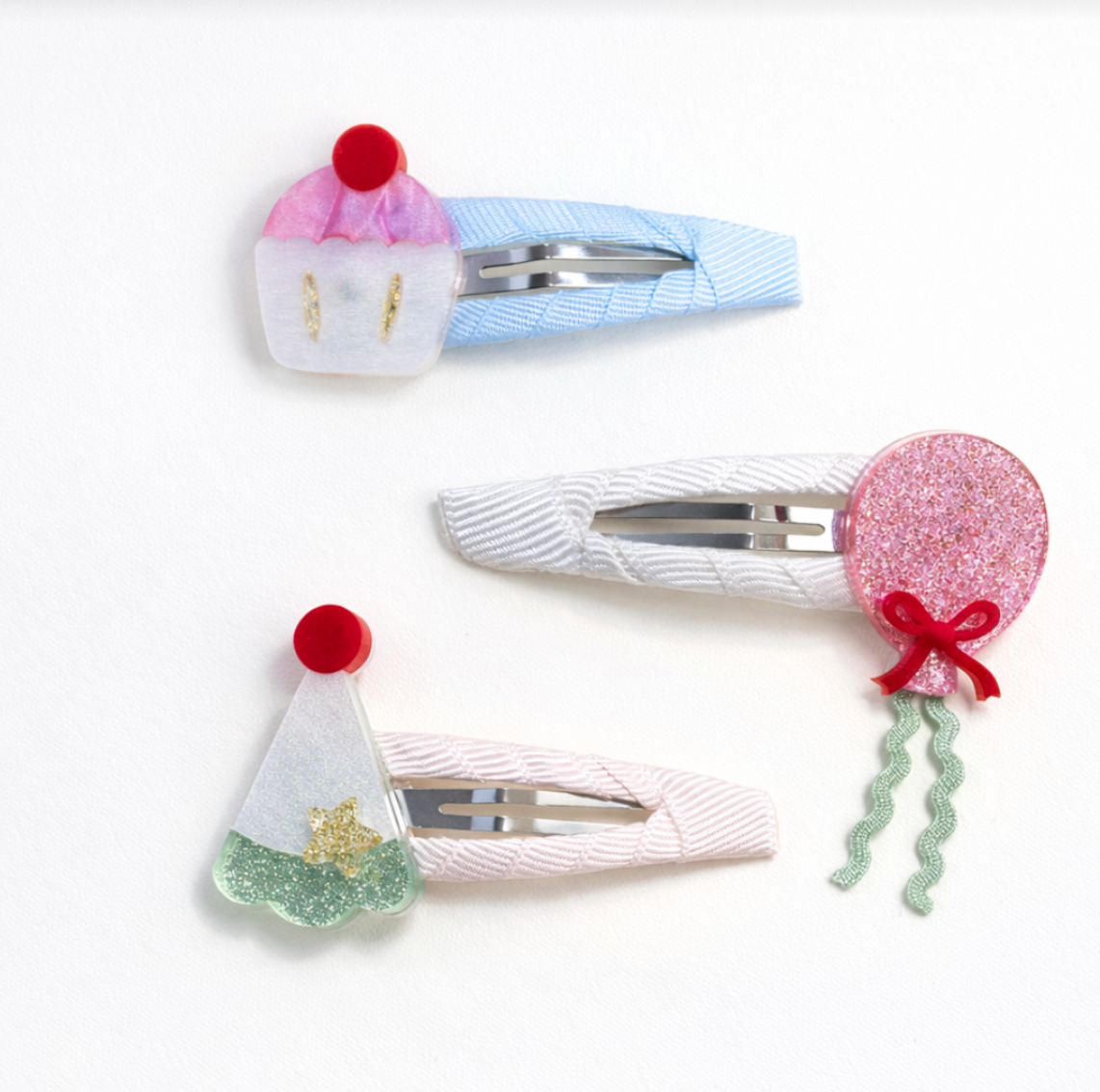 Cupcake Party Snap Clips