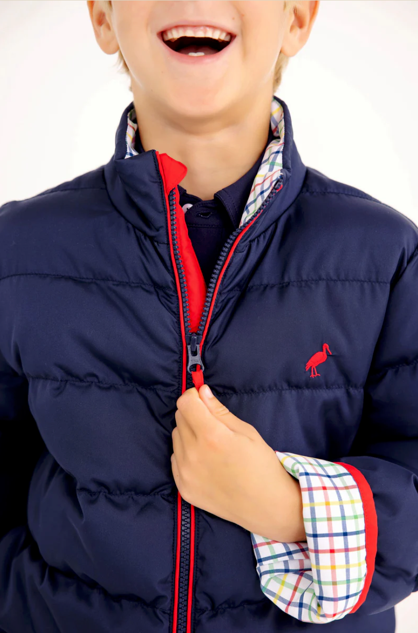 Cooper Coat Nantucket Navy/Richmond Red