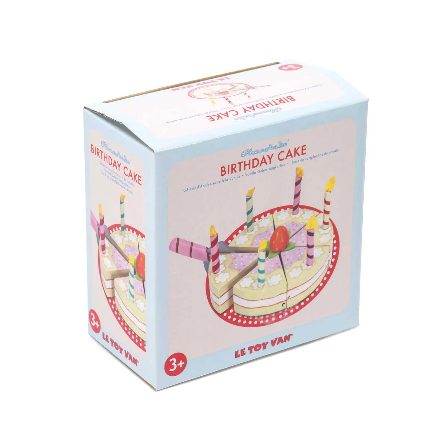Sliceable Birthday Cake & Candles