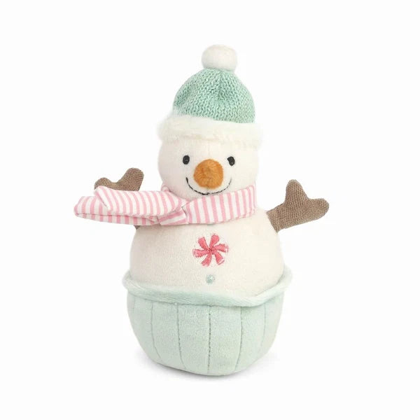 Mini Snowman Cupcake Chime Toy