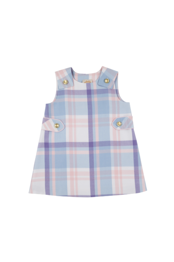 Janie Jumper - Peach Blossom Plaid