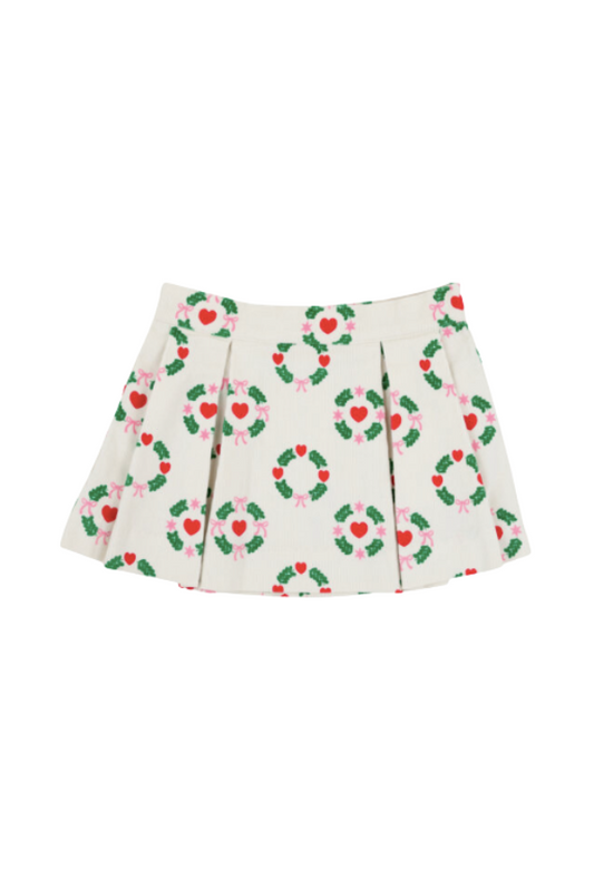 Parson Pleated Skirt - Rollins Wreath