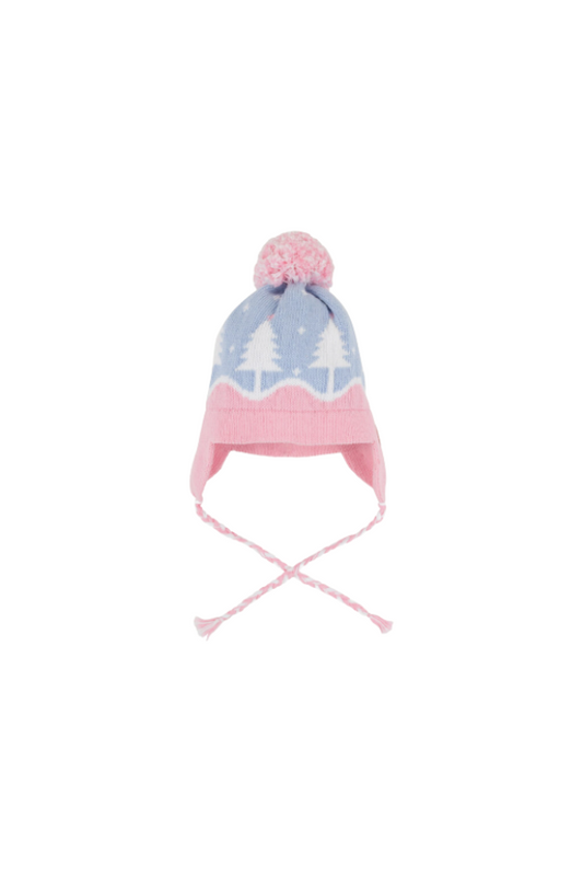 Parrish Pom Pom Hat - Beale Street Blue/Palm Beach Pink Trees