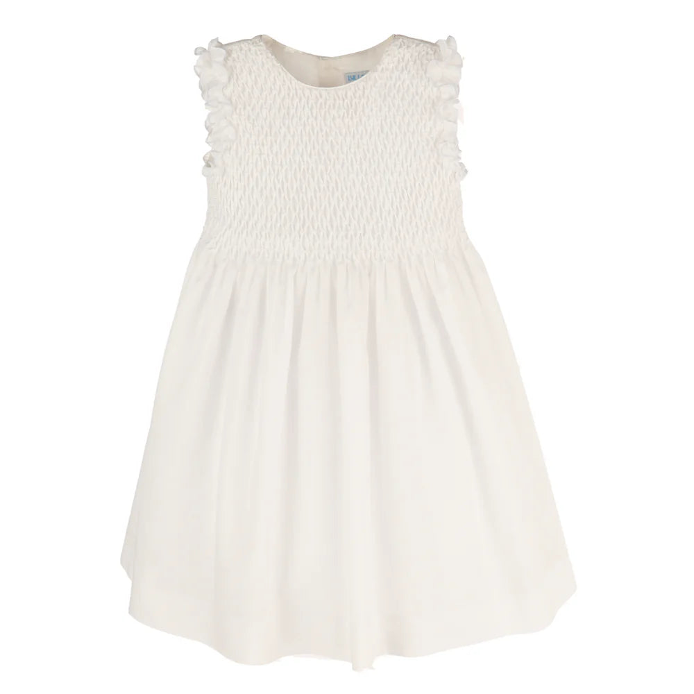 Honey Comb Dress - White