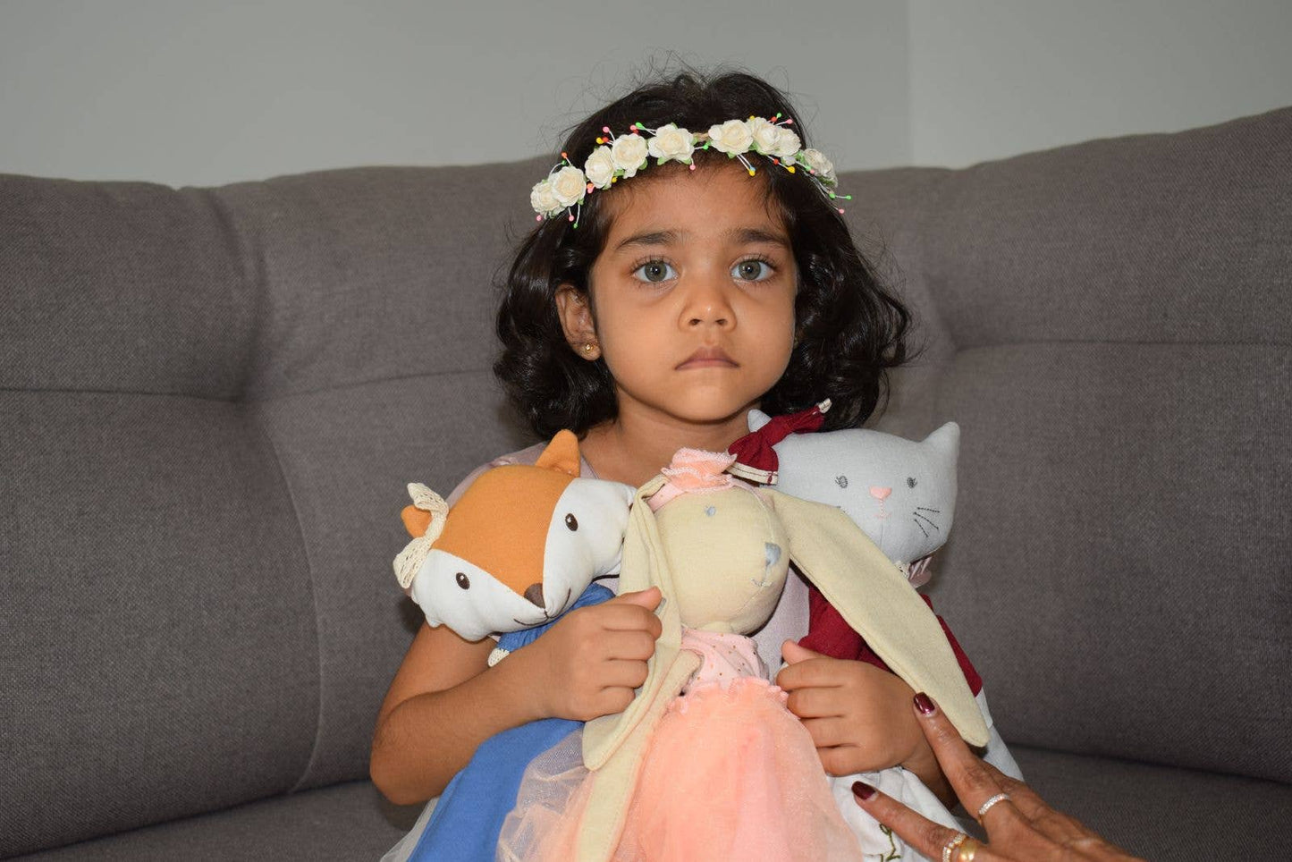 Luca the Fox in Blue Dress