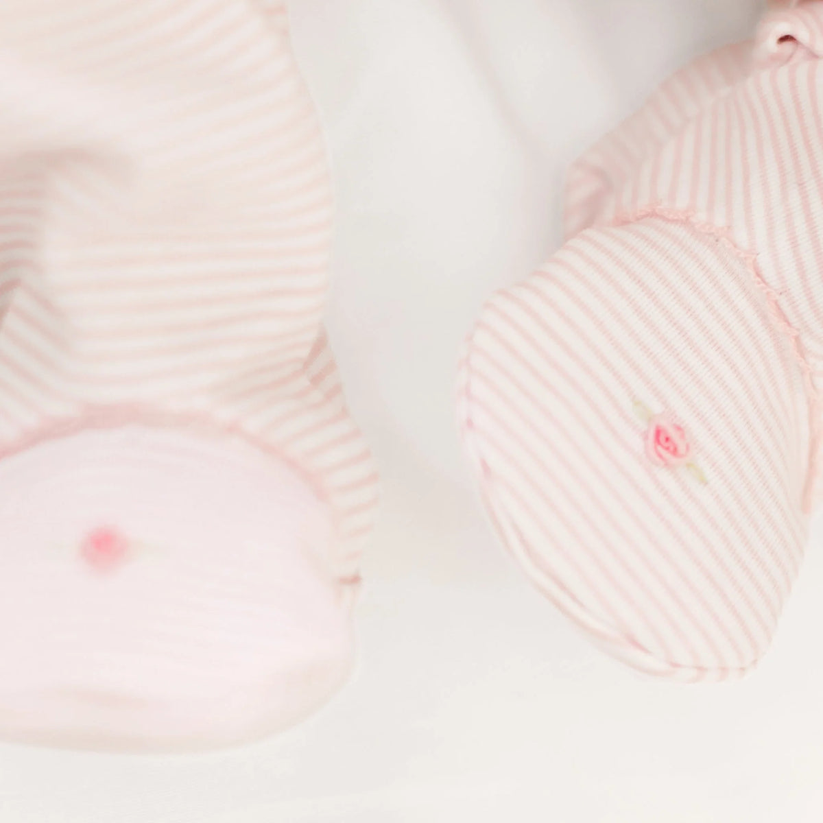 Anna Smocked Footie - Pink
