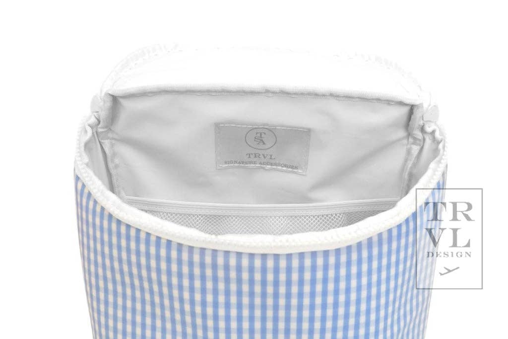 Take Away Lunch Bag - Insulated Gingham Pink