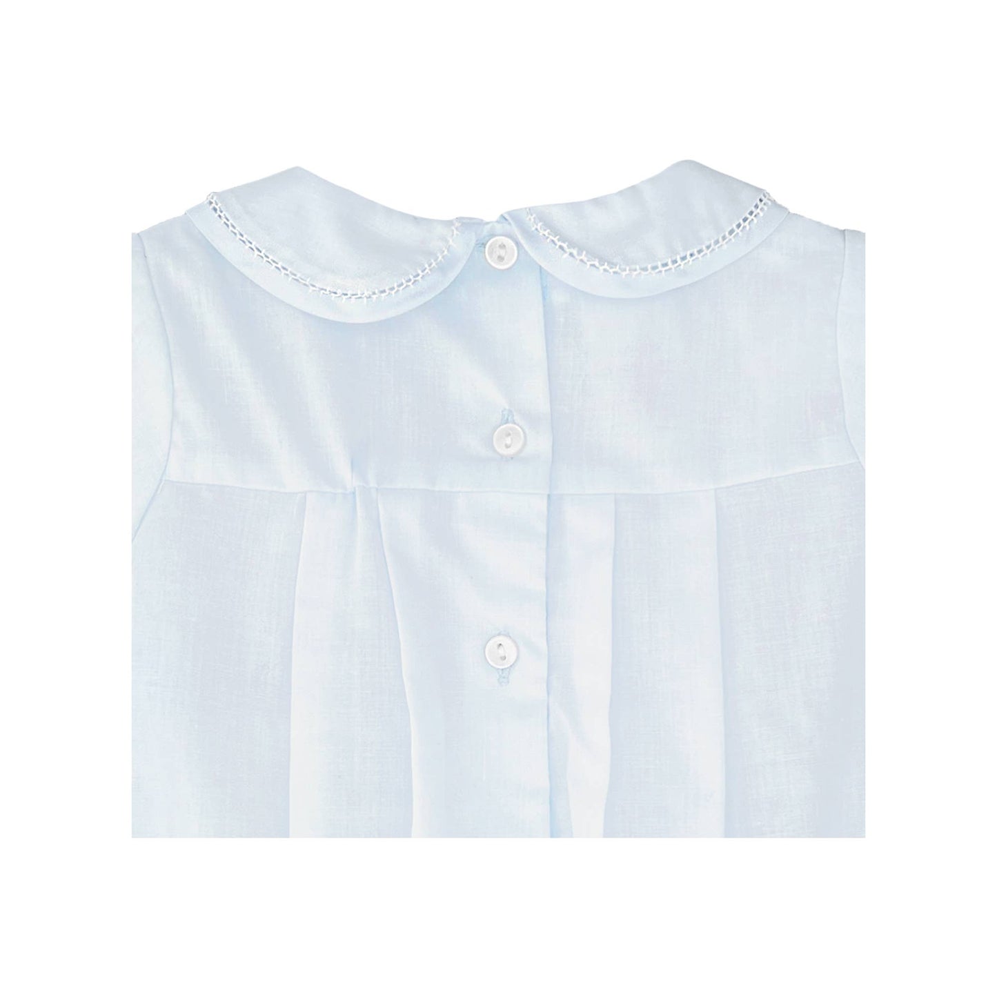 Romper with Hand Feather Stitching: 3 Month