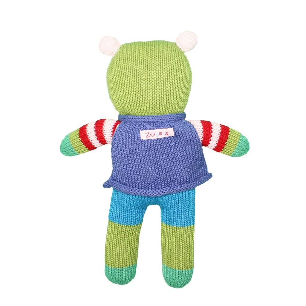 Freddy the Flying Frog Knit Doll - BIG sizes: 24" Plush