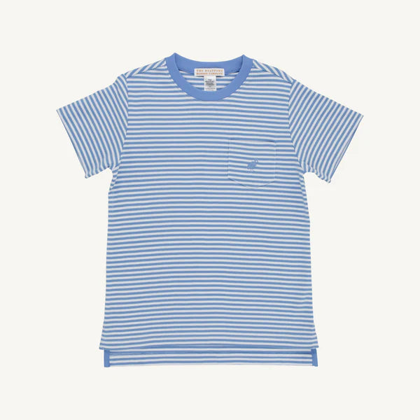 Carter Crewneck- Sunrise Blvd Blue Stripe