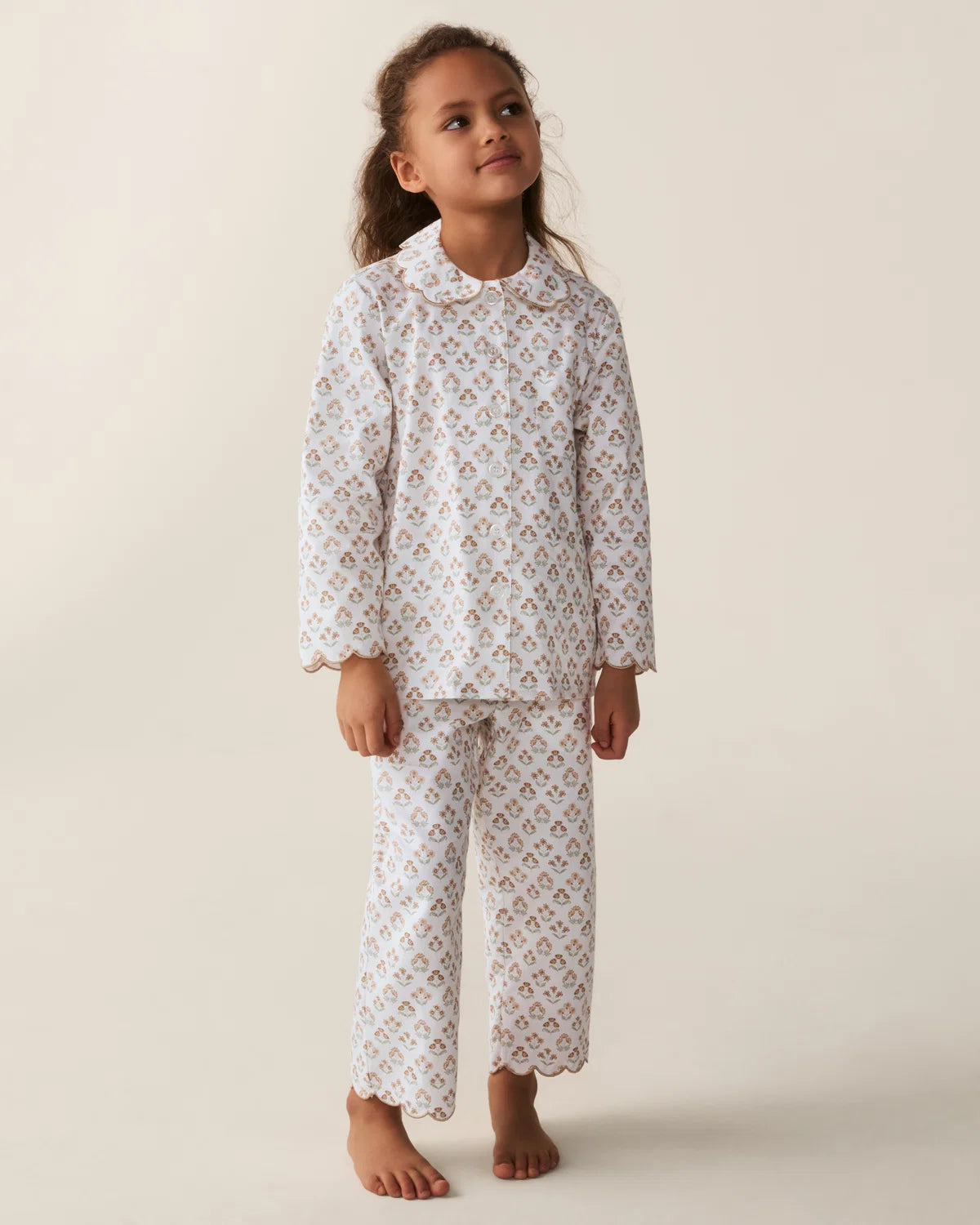 Kid's Twill Colette Pajama Set in Estate Garden
