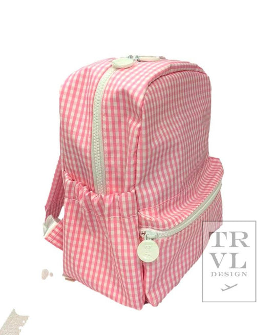 Mini Backer - Gingham Pink