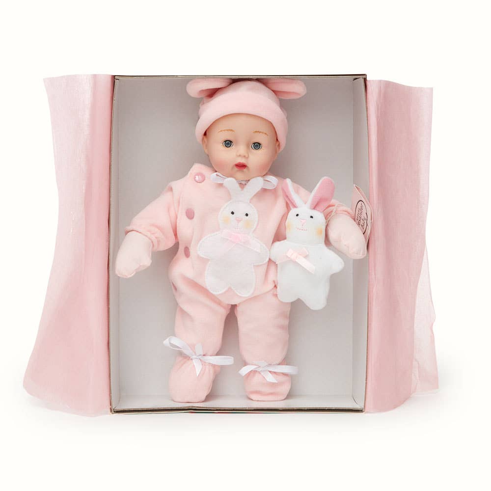 Pink Bunny Huggums 12" Doll