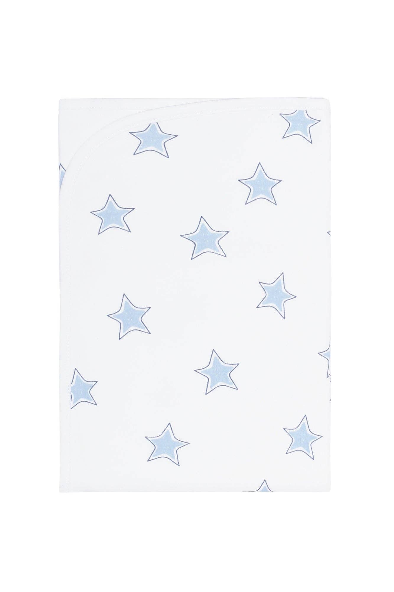 Blue Stars Print Blanket: Blue / One Size