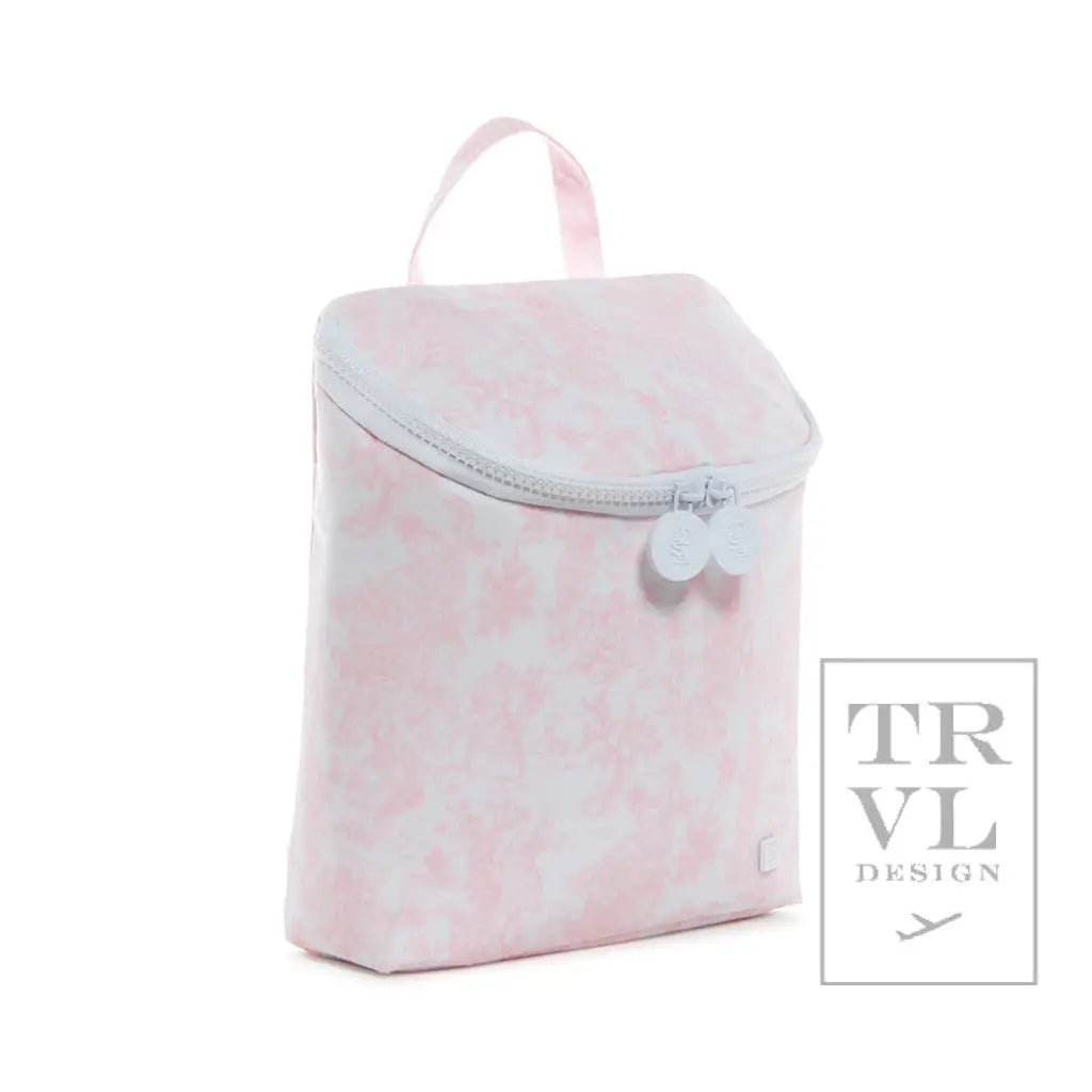 Take Away Lunch Bag-Insulated Bunny Toile Pink