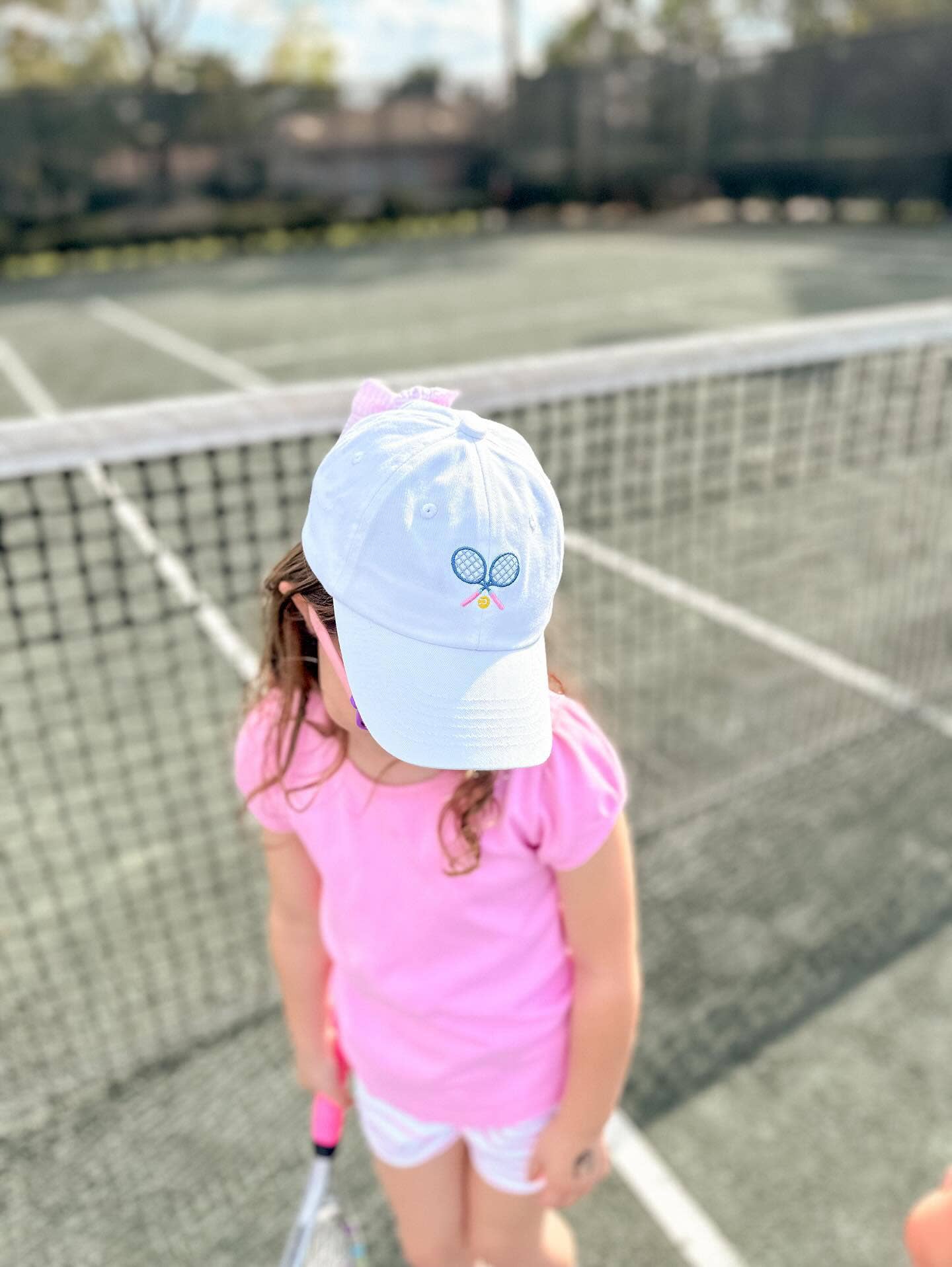 Tennis Bow Baseball Hat (Youth, Junior): Youth (ages 2-7)