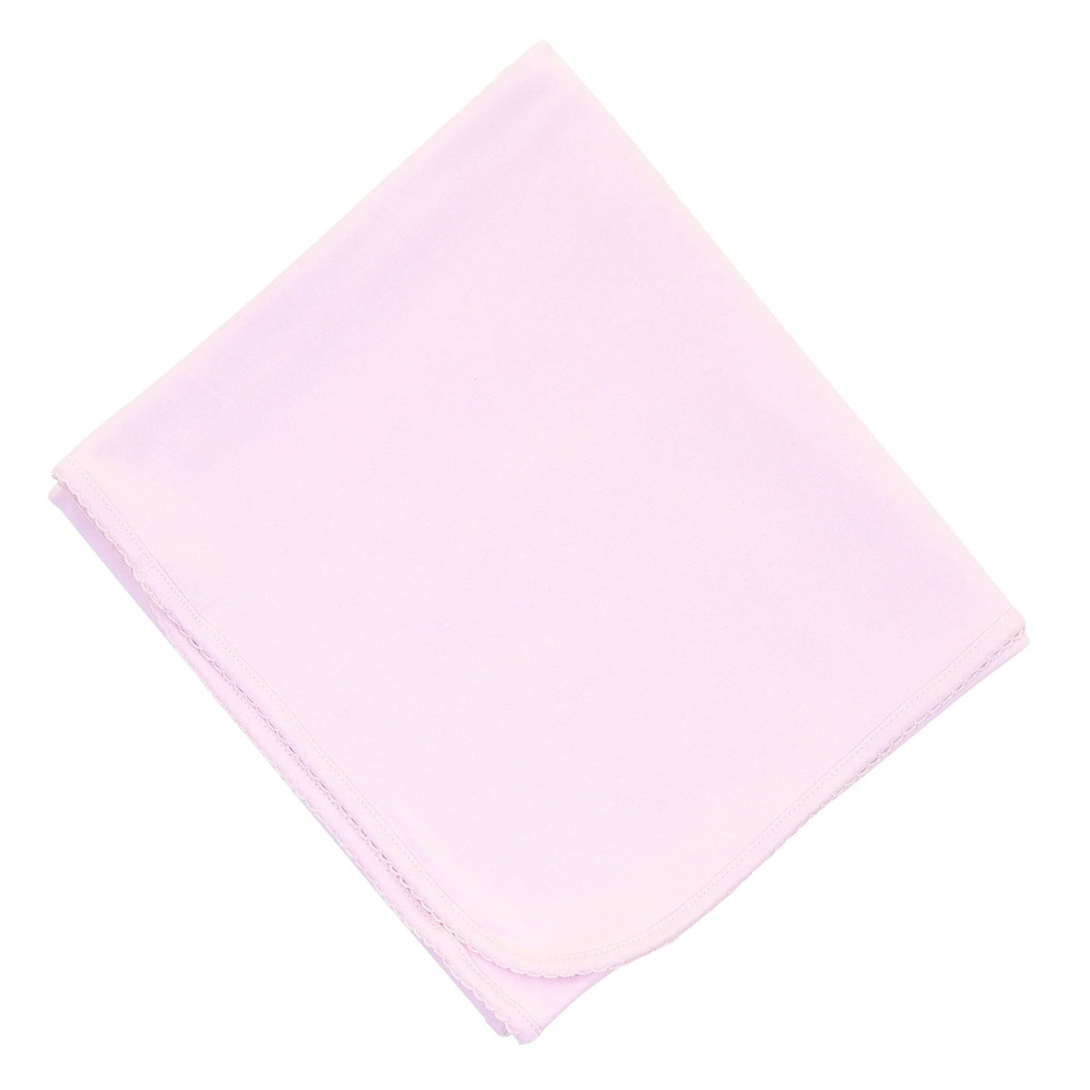 Essentials Solid Pink Receiving Blanket OS