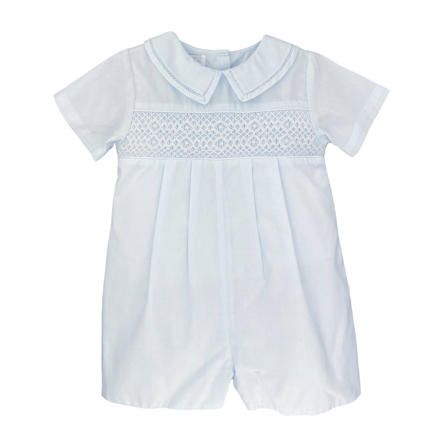 Diamond Smocked Romper: Multi-Colored