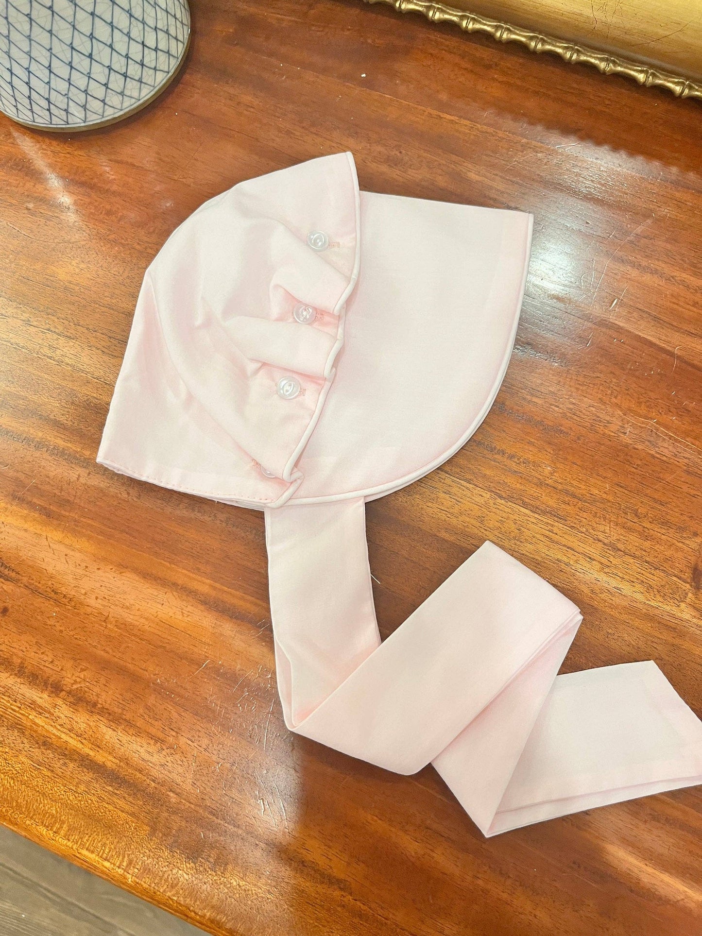 Bonnet: Pink / Medium (6-12 mos)
