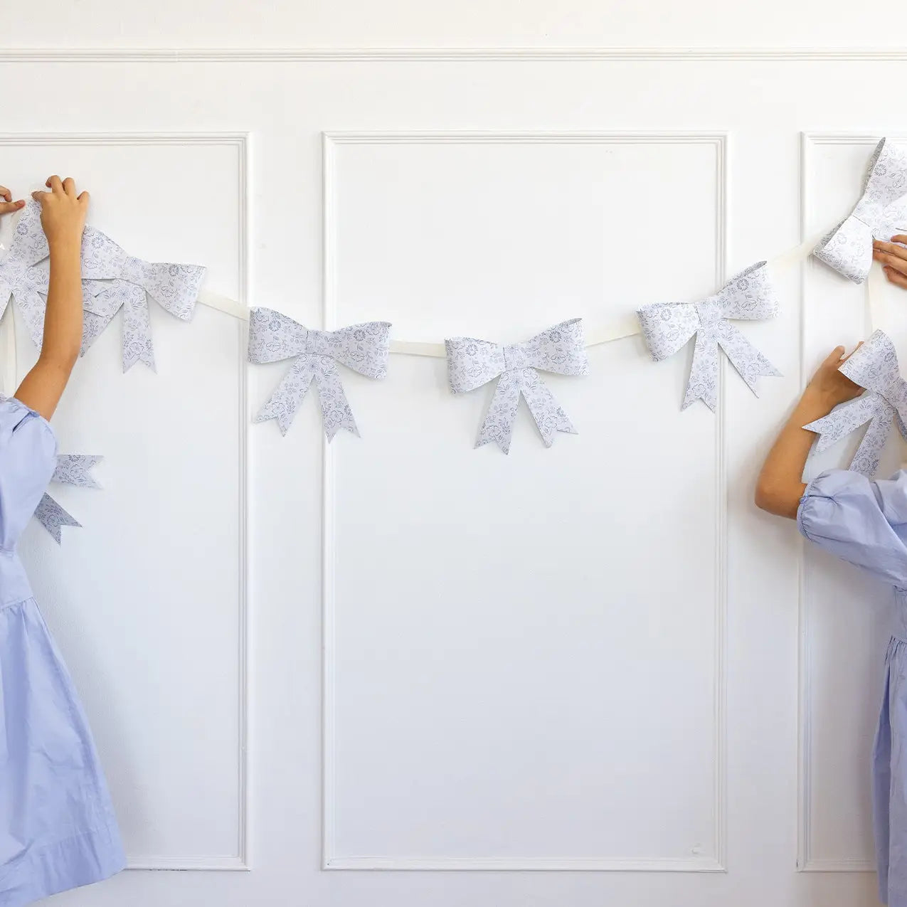 Floral Bow Banner