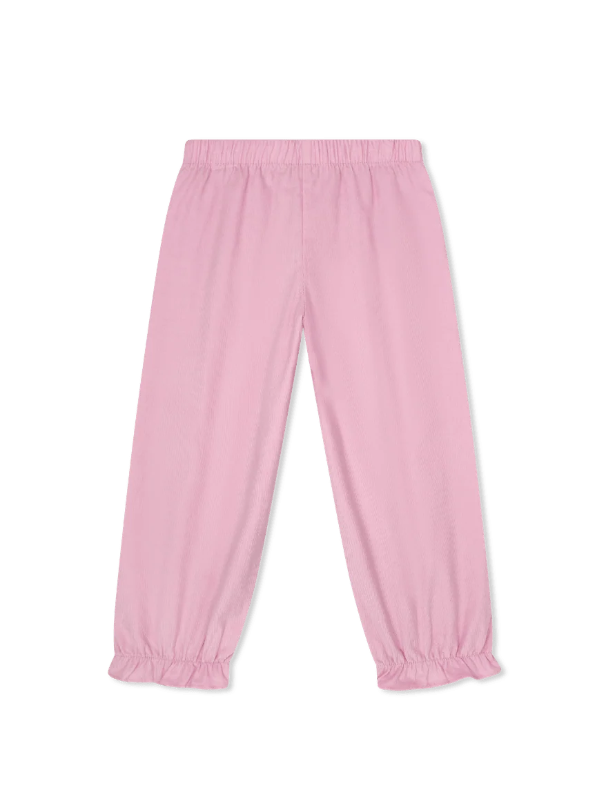 Gloria Gathered Pant- High Point Pink Corduroy