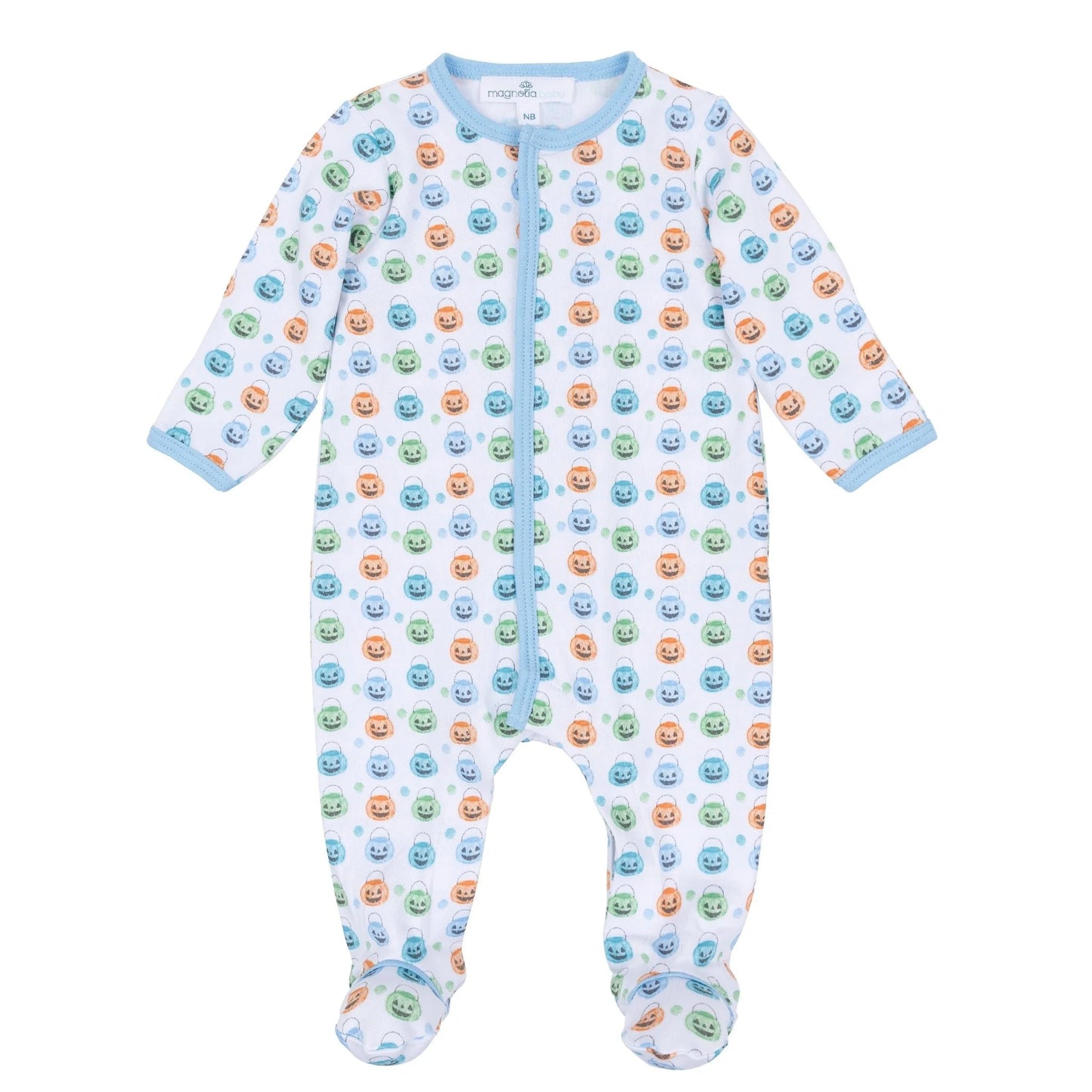 Pumpkin Party Print Footie