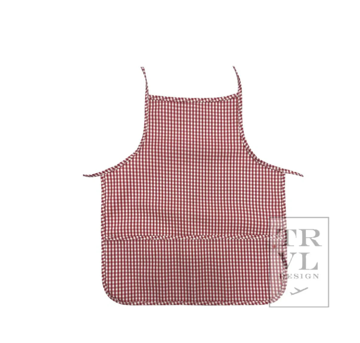 Apron-Gingham Red