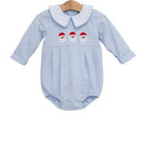 Santa Trio Bubble- Blue