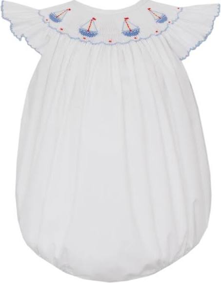 Sailboats Girls White Bishop Bubble