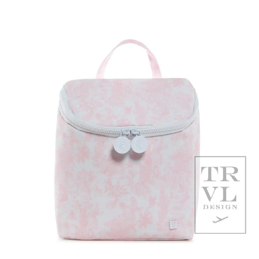 Take Away Lunch Bag-Insulated Bunny Toile Pink