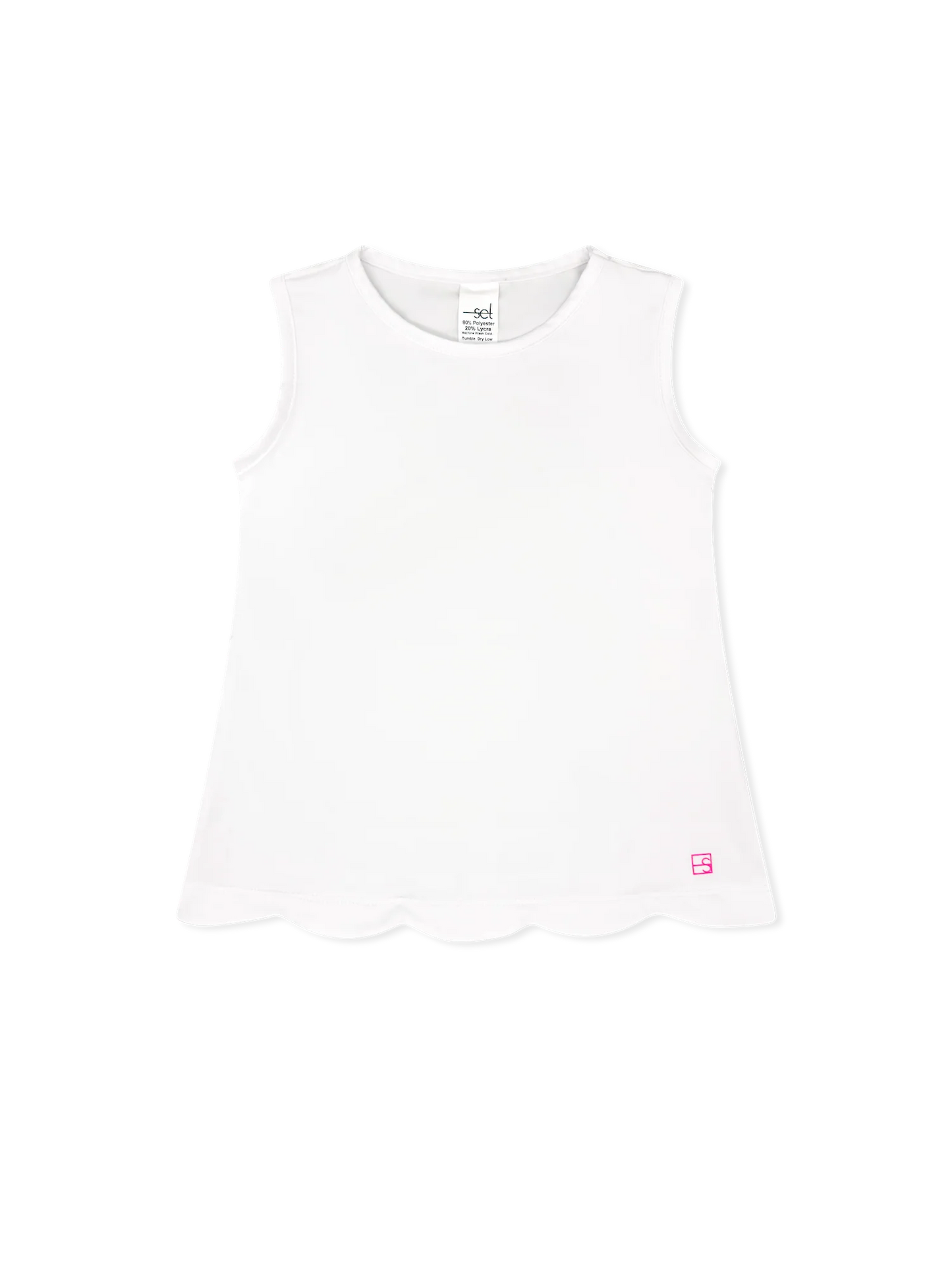 Tori Tank Scallop- Pure Coconut