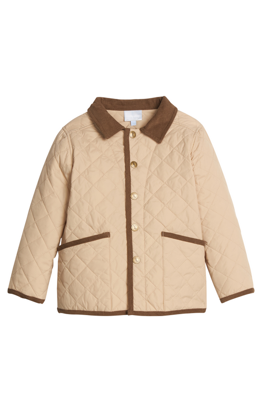 Classic Quilted Jacket - Khaki