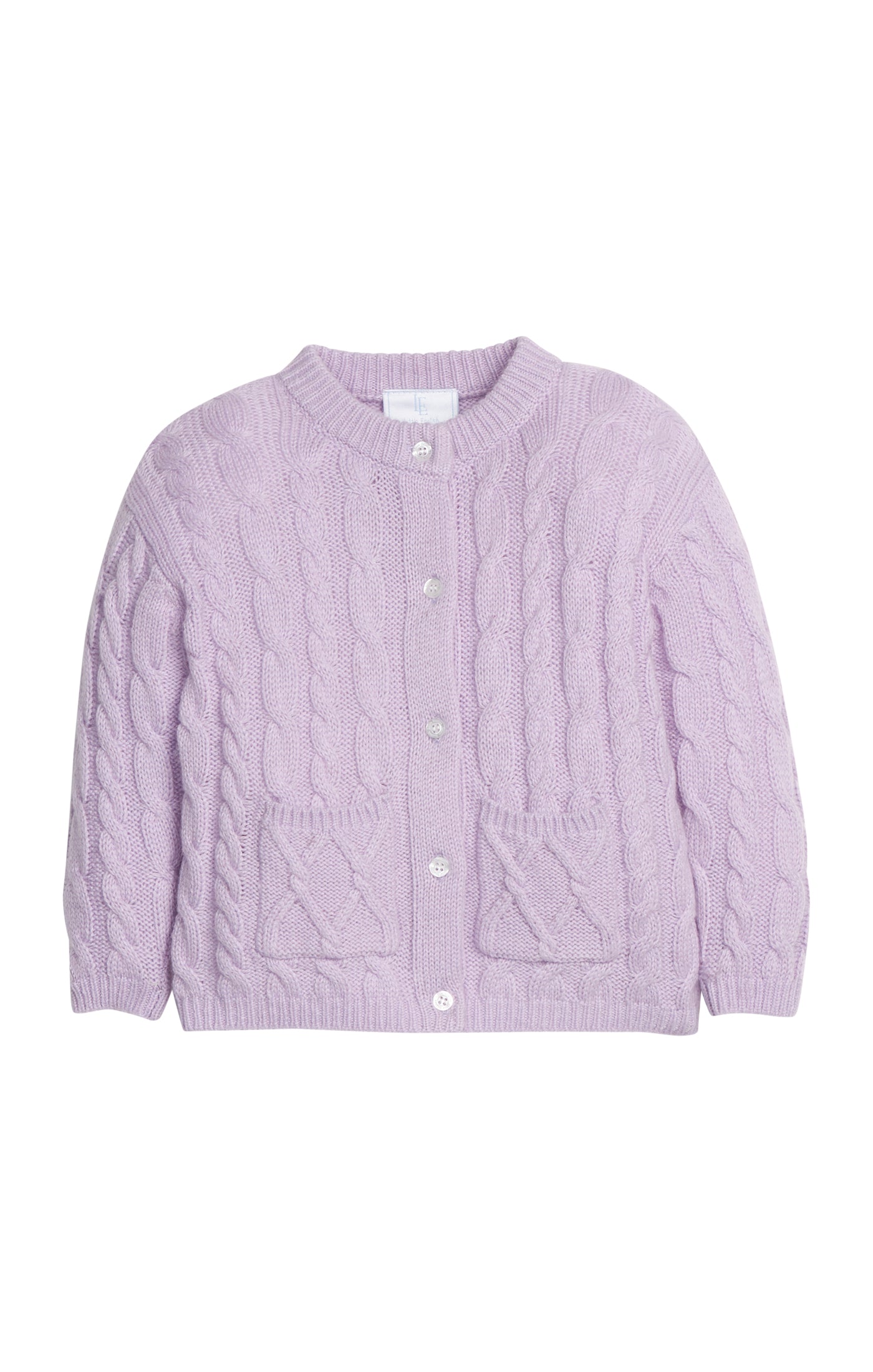 Classic Cashmere Blend Cardigan - Lavender