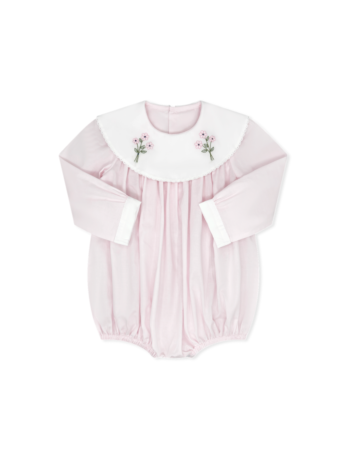 Sandra Bubble - Pink Batiste with Flowers