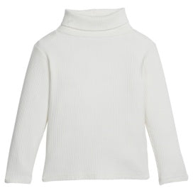 Solid Turtleneck- White
