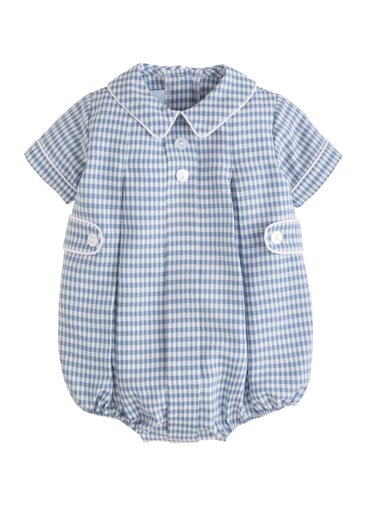 Davant Bubble - Gray Blue Gingham
