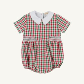 Brentley Bubble- Richmond Red and Kiawah Kelly Green Gingham