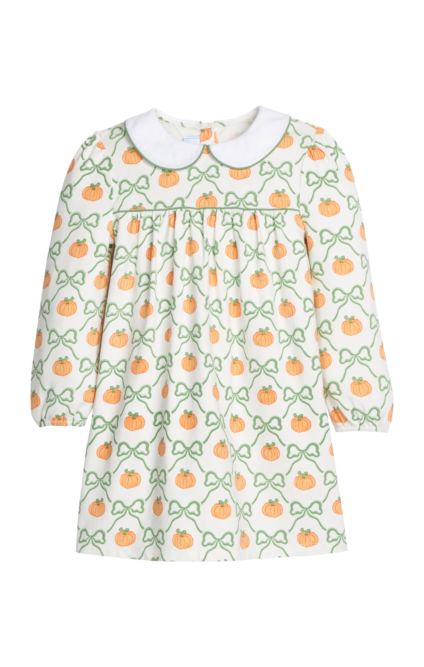Evelyn Dress - Pumpkin Trellis