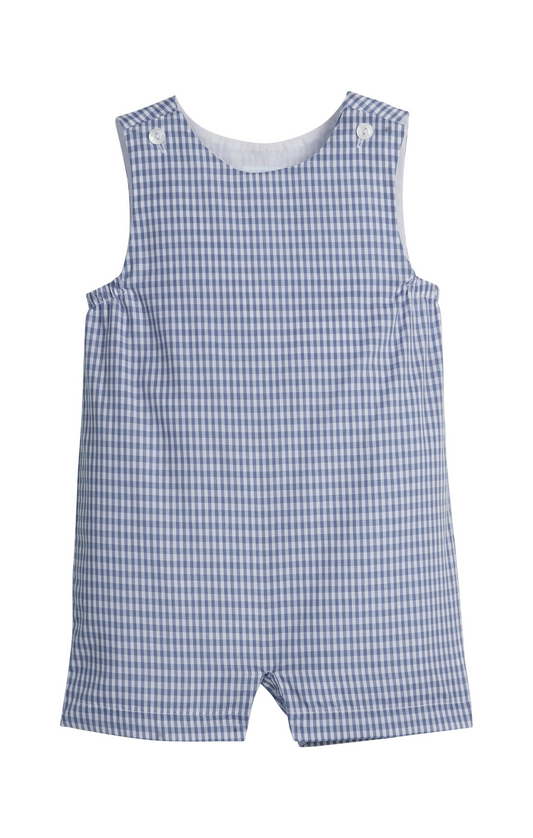 Campbell Shortall - Gray Blue Gingham
