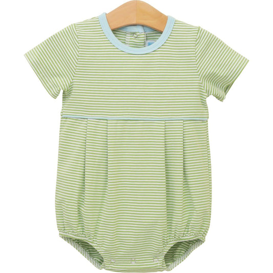 Bentley Bubble - Green Stripe/Light Blue