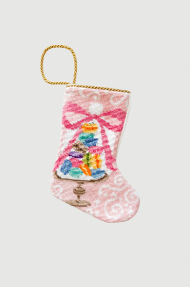 "Bon Appetit" Macarons Stocking