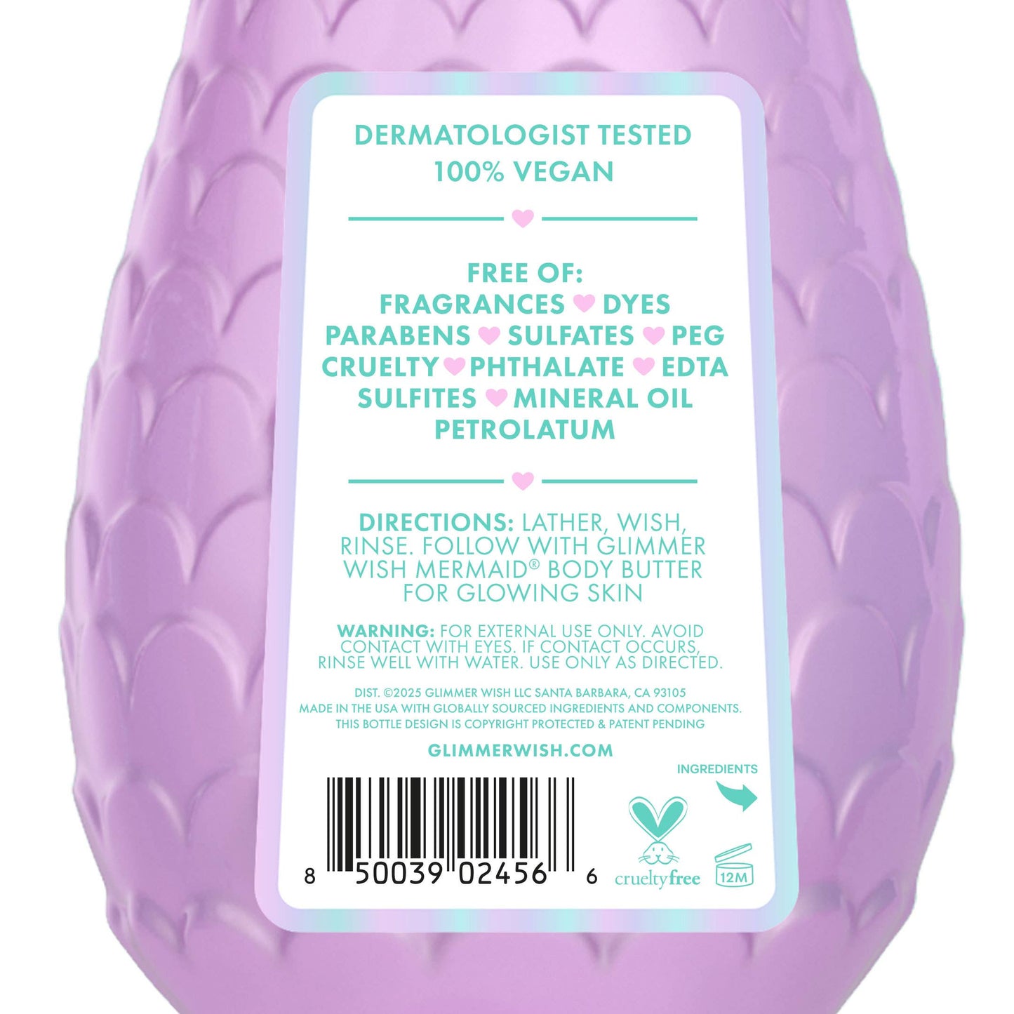 Mermaid Body Wash— Fragrance Free & Dye Free
