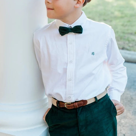 Roscoe Button Down Shirt - White Oxford