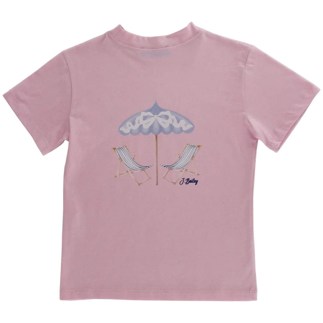 Beach Chair on Sorbet Tee