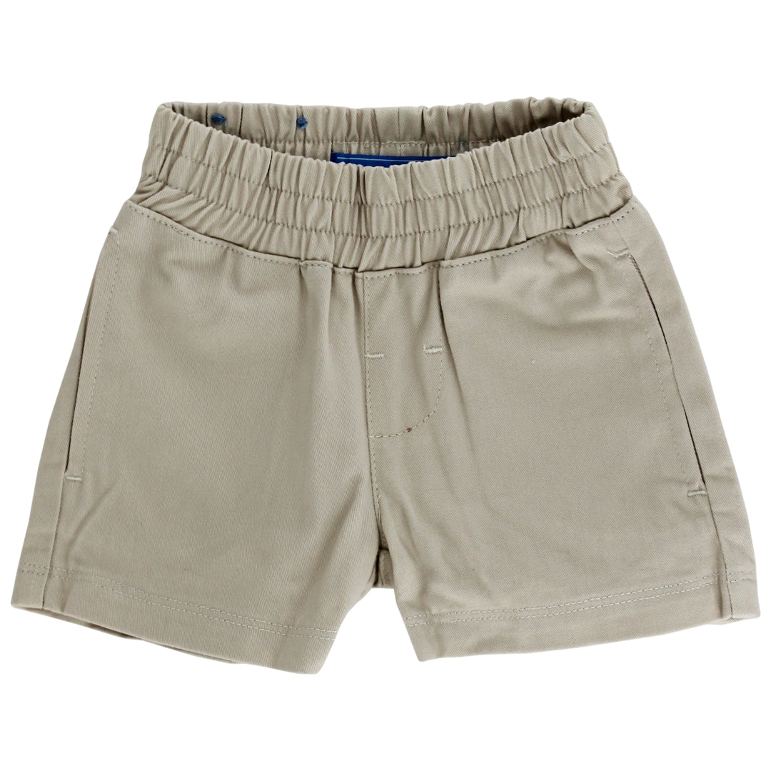 Pull On Short, Khaki Twill
