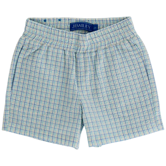 Pull On Short, Laurel Seersucker